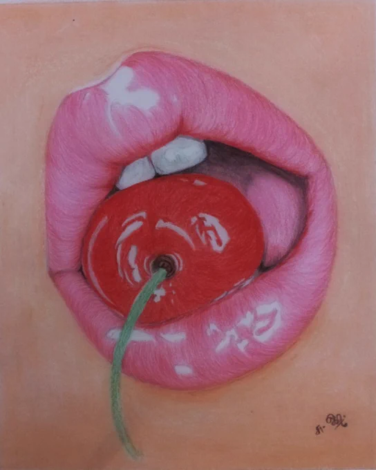 Sweet details in every stroke 🍒✨
Colored pencil realism study.
Trying to bring shine and softness to life.