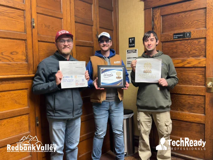 🏆💻 TechReady Professionals voted Best Electronics & Computer Business in the Tri-County via the Leader-Vindicator Reader’s Choice Awards! 📞 814.275.6714 🌐 TechReadyPro.com/contact #SupportLocal #ClarionCounty #ArmstrongCounty #JeffersonCounty
