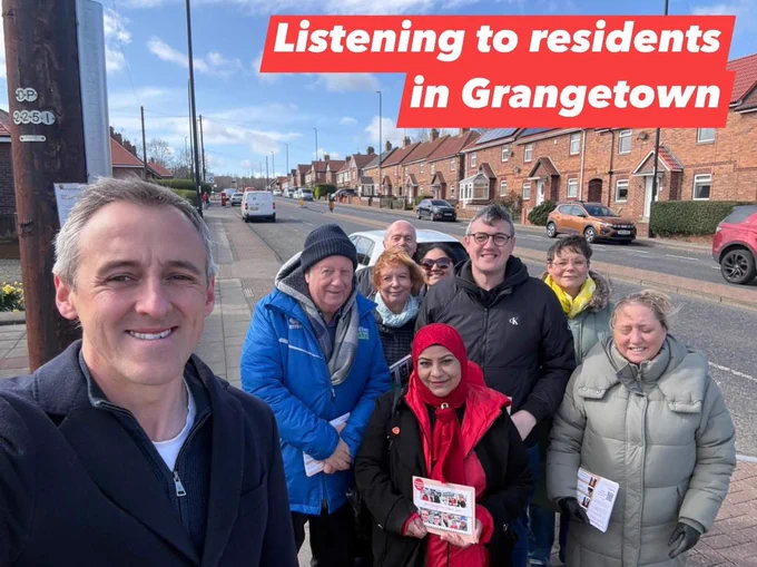Photo of group of Labour canvassers