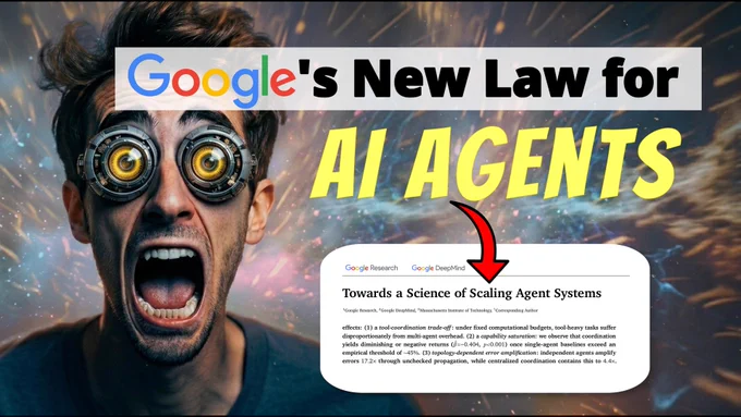 Analytics Camp video about very important Google's research findings on the use of multi-agent AI systems, how to and when to use multiple AI agents and when to avoid it. #AI #AnalyticsCamp #aiagent #google