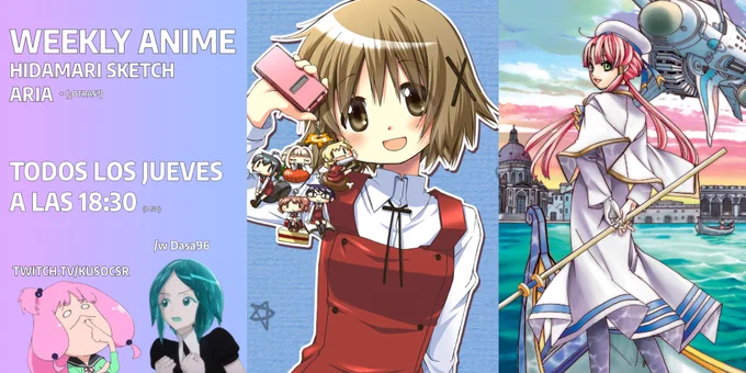 Weekly HidAria, Hidamari y Aria cada jueves. Con Dasa.
