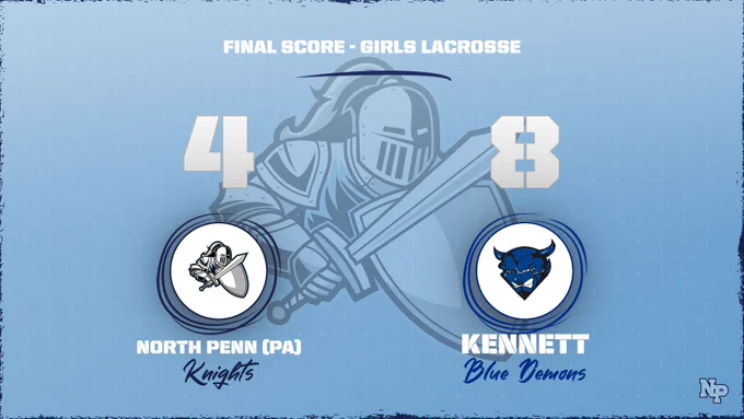 Girls lacrosse final score: 8-4 Kennett