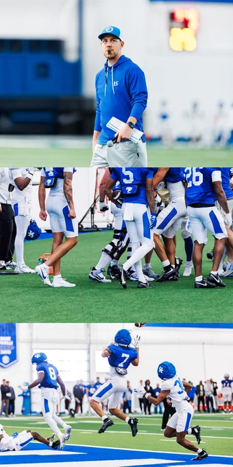 Top image is of Coach Will Stein. Bottom image is of DJ Miller. 