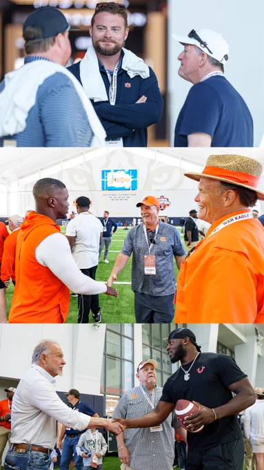 Photos of Alumni back on campus for Alumni Day during Auburn Football Spring Practice