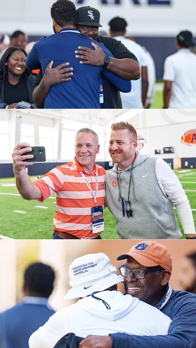 Photos of Alumni back on campus for Alumni Day during Auburn Football Spring Practice