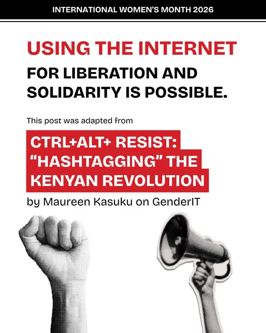 Using the internet for liberation and solidarity is possible. This post was adapted from Ctrl Alt  Resist: “Hashtagging” The Kenyan Revolution by Maureen Kasuku on GenderIT
