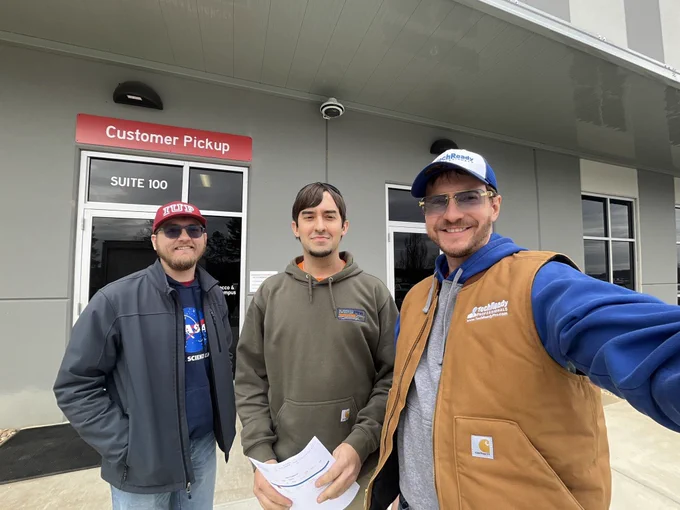 🚐🔧 Big thanks to MPS Pro Services & Bradley Bowser for sponsoring our D&H Warehouse trip for major projects! 🙌📦 Great food at Five Guys restaurant 🍔 Team members Matthew Green & Gordon Barrows 💪 

#TechSupport #ComputerSupport #ClarionCounty #NewBethlehem