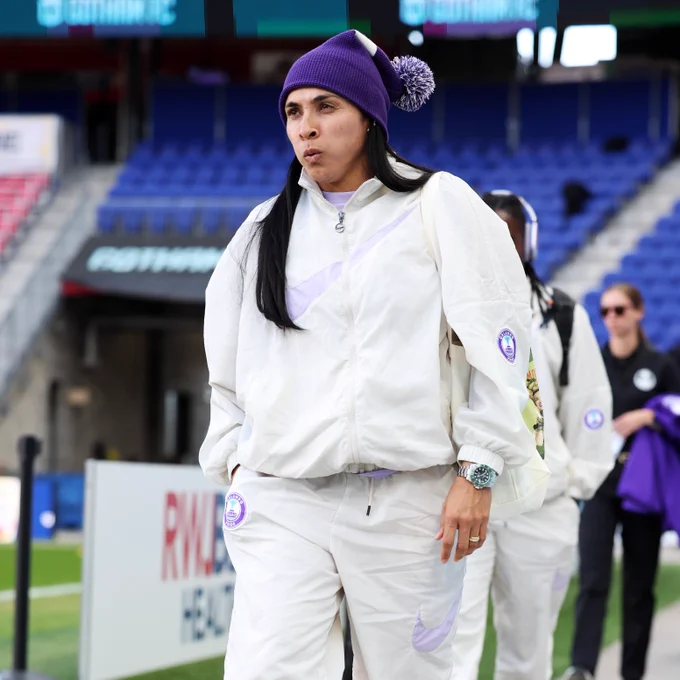 Marta Silva arrival for matchday