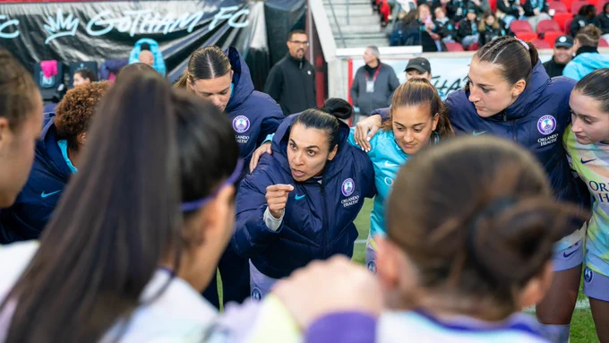Marta hypes up team pregame