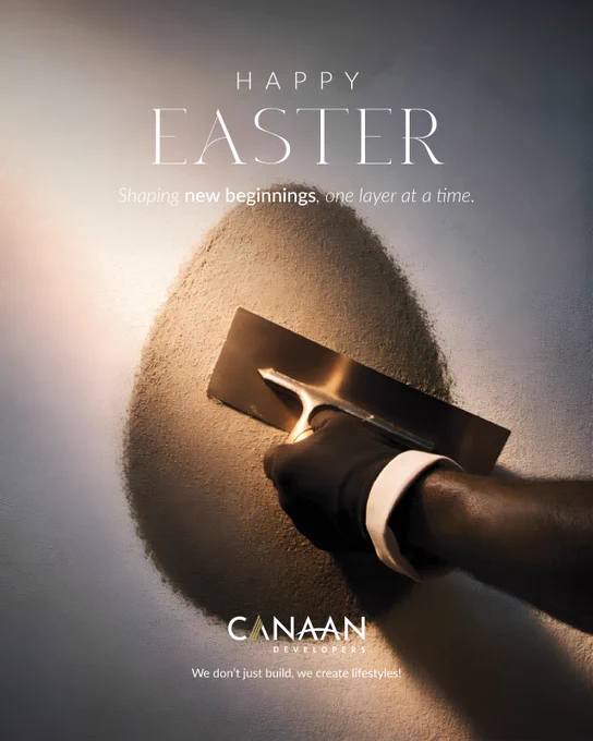 May this Easter Monday fill your heart with peace, your home with joy, and your future with limitless possibility. Start your season of growth with a legacy investment. Happy Easter from Canaan Developers! 🌷🏡 #EasterRenewal #NewHome #CanaanGrowth #KenyaRealEstate