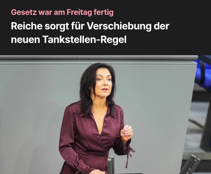 Gesetz war am Freitag fertig
Reiche sorgt für Verschiebung der neuen Tankstellen-Regel

