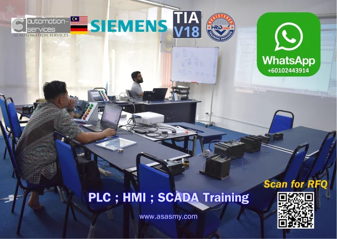 Completed 5-day #PLC #HMI #Siemens #S71200 training in #JohorBahru covering #TIAPortalV18 #debugging #wiring #Sinamics #automation #industry40 #engineering #training #handson #controlsystems RFQ: asasmy.com/rfq