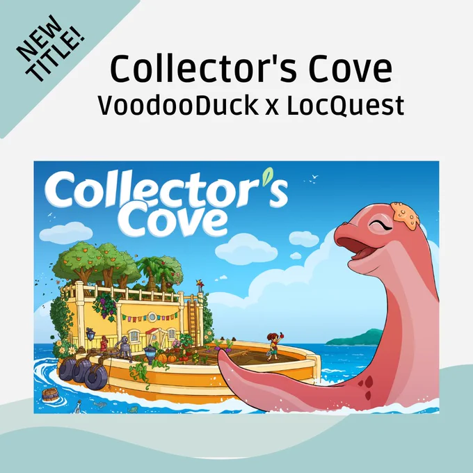Collector’s Cove from VoodooDuck is now available on Steam, Epic Games, PS5, and Switch, with localization from LocQuest.