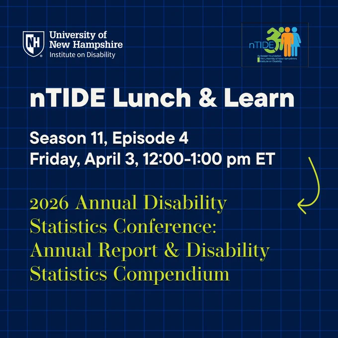 The next nTIDE Lunch and Learn will be on Friday, April 3, from 12:00-1:00pm ET. 
