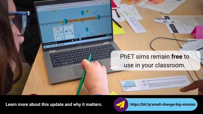 PhET Announcement - CC BY-NC License Transition