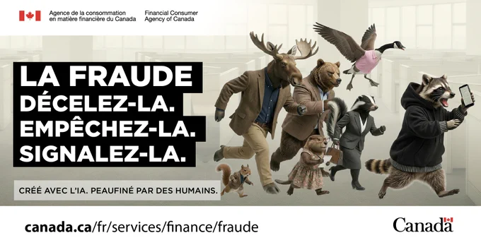 Texte sur image : LA FRAUDE — DÉCELEZ-LA. EMPÊCHEZ-LA. SIGNALEZ-LA.
