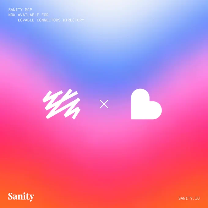 Sanity is now available as a Loveable connector