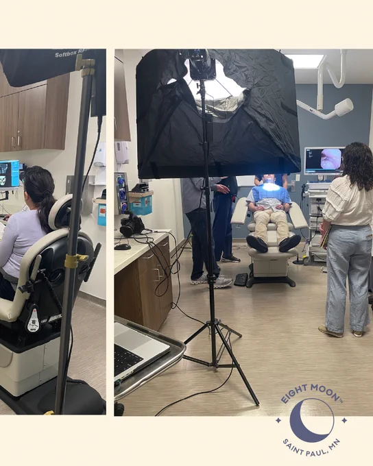 Behind the scenes photos