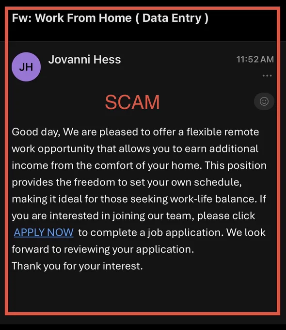 Good day, We are pleased to offer a flexible remote work opportunity that allows you to earn additional income from the comfort of your home. This position provides the freedom to set your own schedule, making it ideal for those seeking work-life balance. If you are interested in joining our team, please click APPLY NOW to complete a job application. We look forward to reviewing your application.
Thank you for your interest.