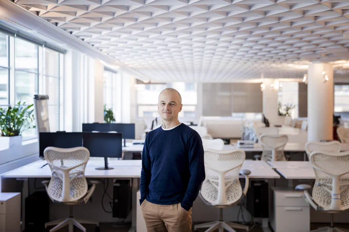 Image of David Anfossi, Eidos-Montréal Head of Studio at company premises.