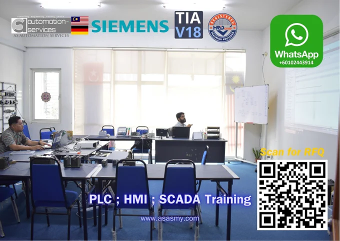 Completed #Siemens #PLC #HMI 5-day training at #JohorBahru using #S71200 #TIAPortalV18 with #debugging #wiring #Sinamics #automation #industry40 #engineering #training #handson #controlsystems RFQ: asasmy.com/rfq