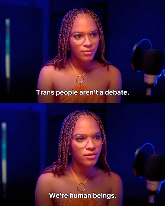 Elle from Heartstopper says: "Trans people aren't a debate, we're human beings"