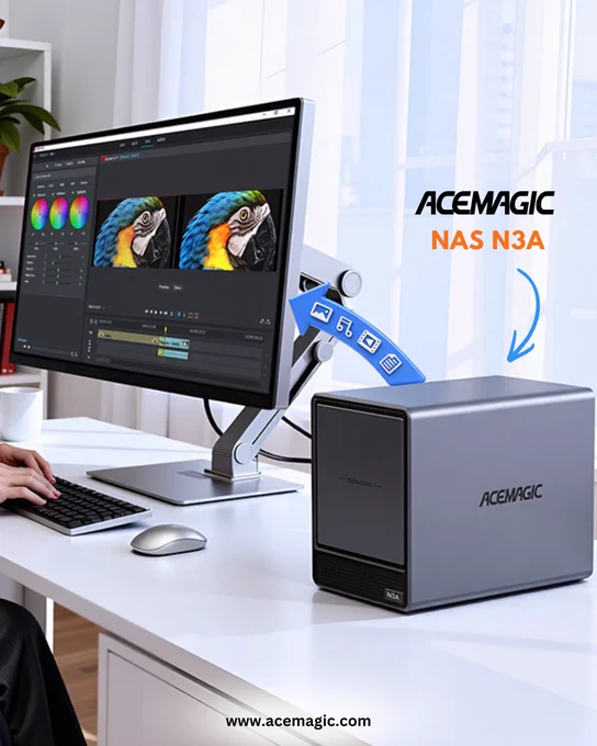 ⚡🖥️ Next‑gen storage is about to land… The ACEMAGIC N3A NAS x PC! 😮✨
And for April 1st only, it comes with a highly trained free parrot 🦜 that reminds you to back up your files.

Just kidding… but imagine the possibilities 😆

💾 Smart storage. Zero birds included. Coming soon — get ready to upgrade.🚀
https://acemagic.com/

#ACEMAGICNAS #ACEMAGICN3A #ACEMAGICNASN3A #DataStorage #StorageSolution #AprilFools #April1st #AprilFoolsDay #SmartStorage