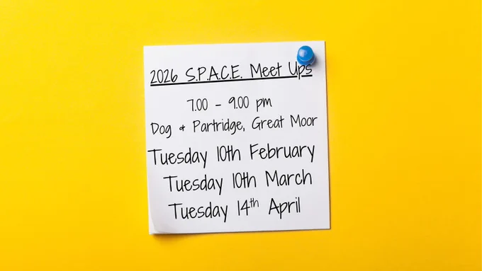 Post it with meet up dates
