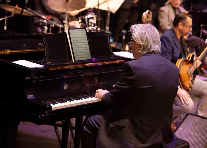 Man playing piano