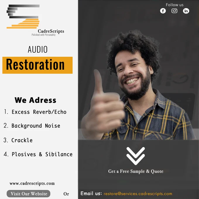 Audio Restoration Services