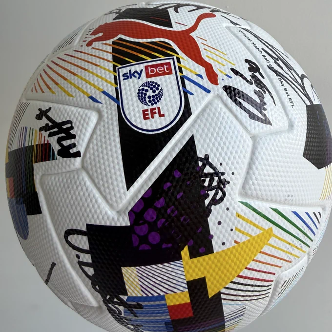 Signed EFL Rainbow Ball