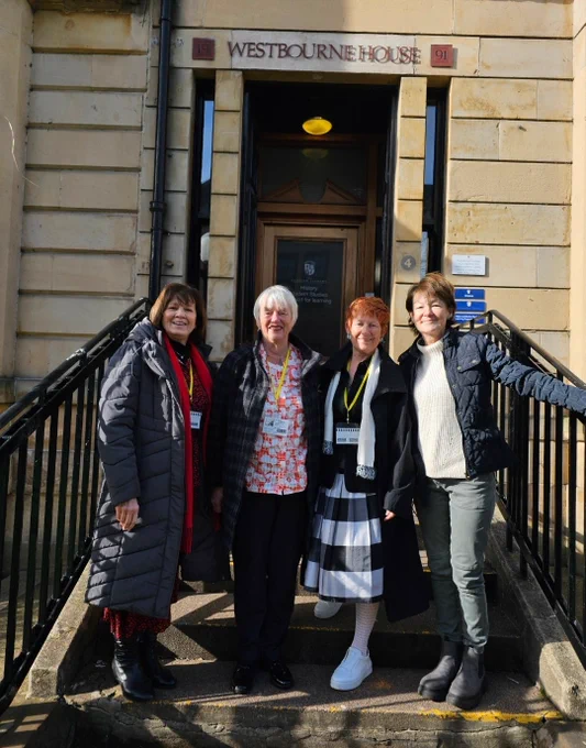 Former pupils of Westbourne School, one of our predecessor institutions,  which merged with The Glasgow Academy in the early 90s to make the school co-ed. 
📸 L Murray 