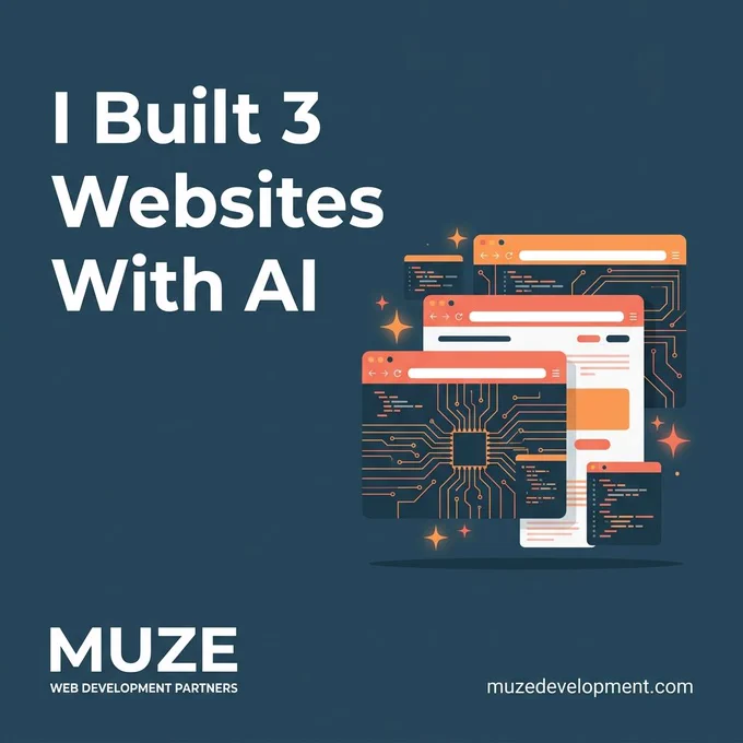 I Built 3 Websites With AI - Muze Development