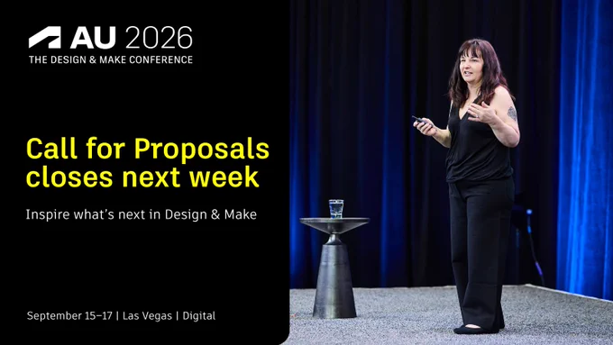 AU 2026 Call for Proposals closes next week