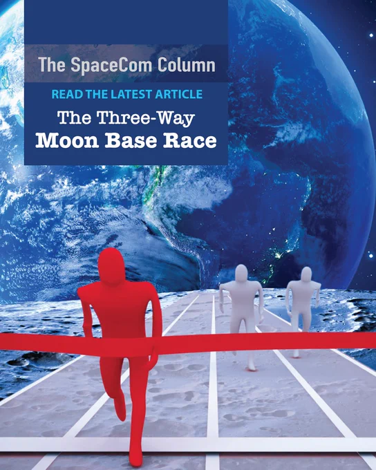 The race to the Moon is more than flags and footprints — it's about permanence.
A new phase is taking shape as companies and nations push build a sustained lunar presence. Blue Origin, SpaceX, and China are emerging as the primary players, each bringing different strategies, timelines, and capabilities to the challenge.

Ambitions for lunar cities are rising, and momentum is building, but funding realities and execution risks will determine who ultimately leads.

Written by Doug Mohney, the new SpaceCom Column article dives into the three-way race for a permanent foothold on the Moon and what it means for the future of the space economy.

Read the full article: https://www.spacecomexpo.com/the-spacecom-column/three-way-moon-base-race

#SpaceComColumn #MoonRace #SpaceEconomy