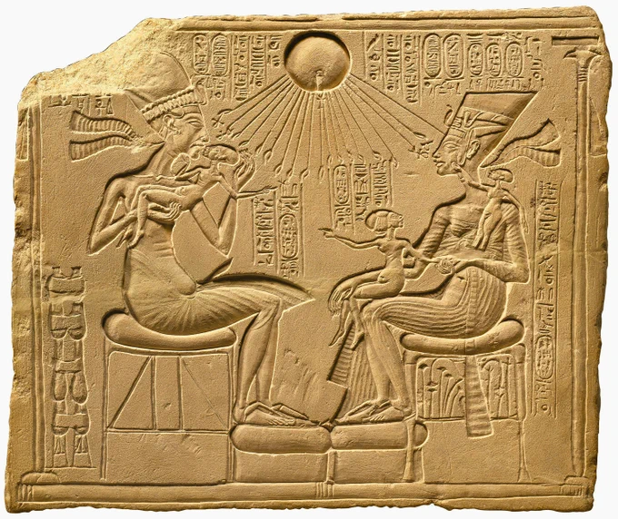 Depiction of Nefertiti (📸 bpk, Berlin/ Aegyptisches Museum, Staatliche Museen, Berlin, Germany / Art Resource, NY)