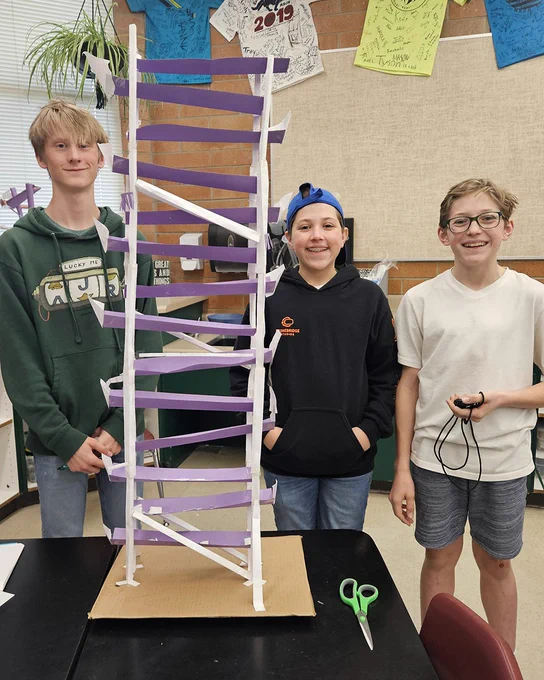 Students with ball run submission