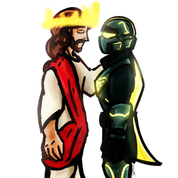 An artwork I made representing my faith.