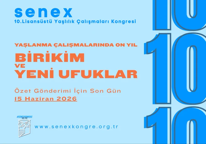 Senex Kongre 10. Yıl duyuru afişi