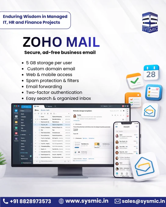 Zoho Mail SYSMIC