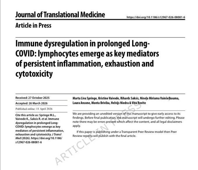 Screenshot of article title and abstract 
https://link.springer.com/article/10.1186/s12967-026-08081-6
