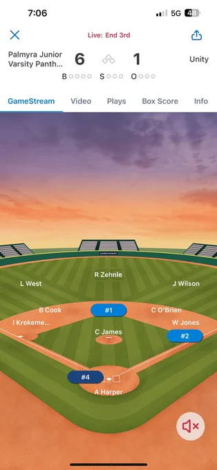 Palmyra JV Baseball