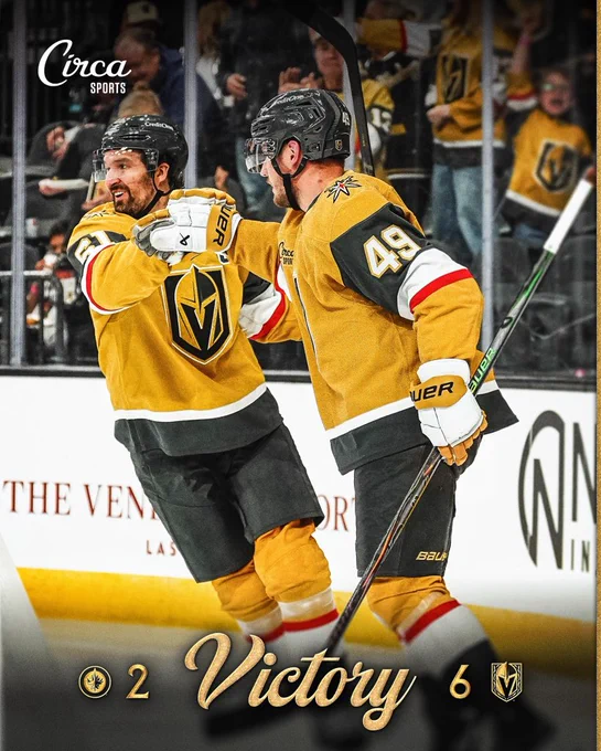 Final: VGK 6, WPG 2