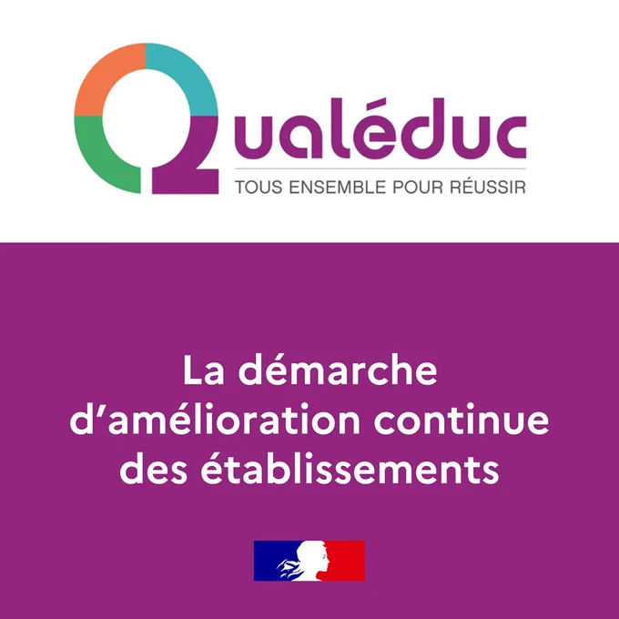 Qualéduc, la démarche d’amélioration continue des établissements
Tous ensemble pour réussir