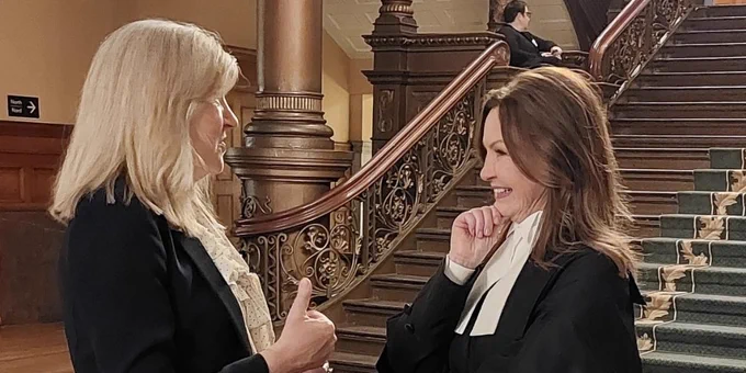 Alison Johnstone (left) meets Donna Skelly MPP, Speaker of the Legislative Assembly of Ontario.
