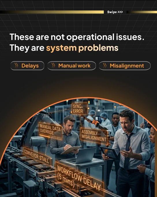 𝐀 𝐥𝐨𝐭 𝐨𝐟 𝐦𝐚𝐧𝐮𝐟𝐚𝐜𝐭𝐮𝐫𝐢𝐧𝐠 𝐭𝐞𝐚𝐦𝐬 𝐬𝐩𝐞𝐧𝐝 𝐲𝐞𝐚𝐫𝐬 𝐭𝐫𝐲𝐢𝐧𝐠 𝐭𝐨 𝐟𝐢𝐱 𝐰𝐡𝐚𝐭 𝐥𝐨𝐨𝐤𝐬 𝐥𝐢𝐤𝐞 𝐚 𝐩𝐫𝐨𝐝𝐮𝐜𝐭𝐢𝐨𝐧 𝐩𝐫𝐨𝐛𝐥𝐞𝐦.
But often, the real issue is deeper.
Delays, manual work, misalignment, and slow decisions usually do not come from the factory floor alone. They come from systems that are not connected, planning that is not aligned with production, and data that cannot move fast enough to support the business.
That is why the real question is not, “𝐇𝐨𝐰 𝐝𝐨 𝐰𝐞 𝐩𝐫𝐨𝐝𝐮𝐜𝐞 𝐦𝐨𝐫𝐞?”
It is, “𝐇𝐨𝐰 𝐝𝐨 𝐰𝐞 𝐛𝐮𝐢𝐥𝐝 𝐚 𝐬𝐲𝐬𝐭𝐞𝐦 𝐭𝐡𝐚𝐭 𝐥𝐞𝐭𝐬 𝐩𝐫𝐨𝐝𝐮𝐜𝐭𝐢𝐨𝐧 𝐫𝐮𝐧 𝐛𝐞𝐭𝐭𝐞𝐫?”
At Dynamic Method Solution, we believe manufacturing growth starts when software, data, and workflows work together with clarity and purpose.
Because when the system improves, the outcome improves.
Fix the system. Fix the outcome. 🚀
👉 𝐕𝐢𝐬𝐢𝐭 𝐨𝐮𝐫 𝐰𝐞𝐛𝐬𝐢𝐭𝐞 𝐭𝐨 𝐥𝐞𝐚𝐫𝐧 𝐦𝐨𝐫𝐞.
www.dynamic-methods.com
#ManufacturingTechn