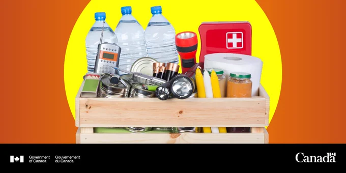 A fully-stocked emergency kit.
