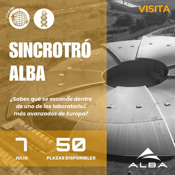 ¿𝗦𝗮𝗯𝗲𝘀 𝗾𝘂𝗲́ 𝘀𝗲 𝗲𝘀𝗰𝗼𝗻𝗱𝗲 𝗱𝗲𝗻𝘁𝗿𝗼 𝗱𝗲 𝘂𝗻𝗼 𝗱𝗲 𝗹𝗼𝘀 𝗹𝗮𝗯𝗼𝗿𝗮𝘁𝗼𝗿𝗶𝗼𝘀 𝗺𝗮́𝘀 𝗮𝘃𝗮𝗻𝘇𝗮𝗱𝗼𝘀 𝗱𝗲 𝗘𝘂𝗿𝗼𝗽𝗮?

El ALBA Synchrotron, en Cerdanyola del Vallès (Barcelona), es una infraestructura científica que genera luz de sincrotrón: una radiación extremadamente brillante que permite analizar la materia con una precisión imposible para técnicas convencionales. Funciona mediante un acelerador lineal y un anillo de 270 m donde los electrones, al moverse a velocidades cercanas a la luz y ser desviados por imanes, emiten esta radiación clave para observar lo invisible.

𝗔𝗻𝘁𝗲𝘀 𝗱𝗲 𝘁𝘂 𝘃𝗶𝘀𝗶𝘁𝗮:
🔬 Investigación con impacto real: proteínas, materiales, baterías o fármacos
⚡ Único en España y referente en el sur de Europa
💡 Los electrones dan miles de vueltas por segundo

📍 7 de julio — acceso exclusivo
• 50 plazas
• Solo asistentes del congreso

No es una visita más, es acceso a la vanguardia científica.

🎟️ https://lnkd.in/g2VNZsi7