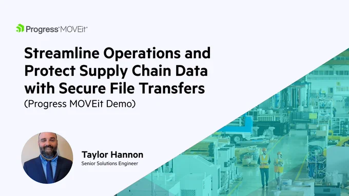 Video Thumbnail: How to Streamline Secure File Transfers in Manufacturing | MOVEit Transfer Demo
