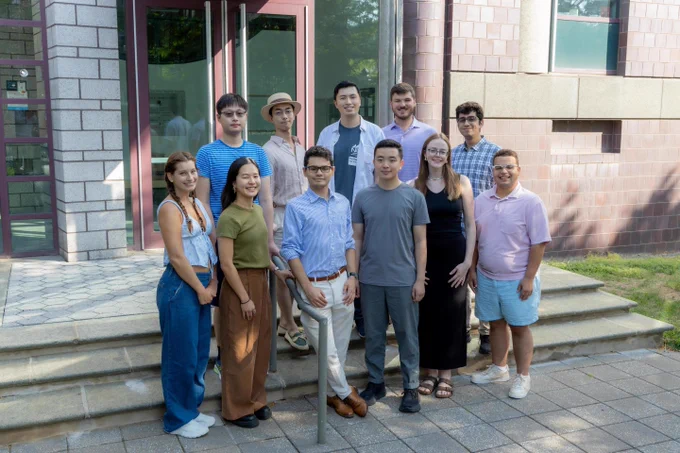 The 11 graduate students in the QSE cohort